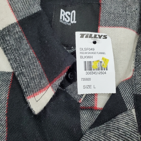 RSQ Tillys Savage Flannel - Picture 3 of 3